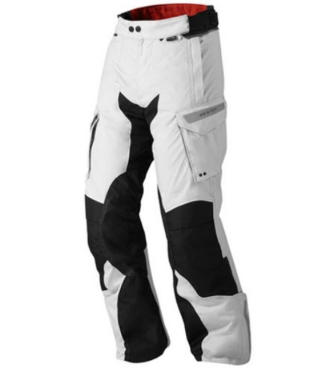 Revit Pantaloni Da Moto Argento/nero Uomo
